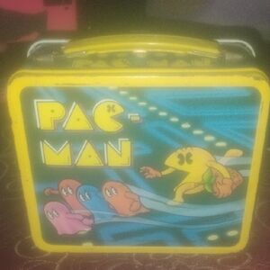 Retro Kids Lunchbox - Yellow and Blue